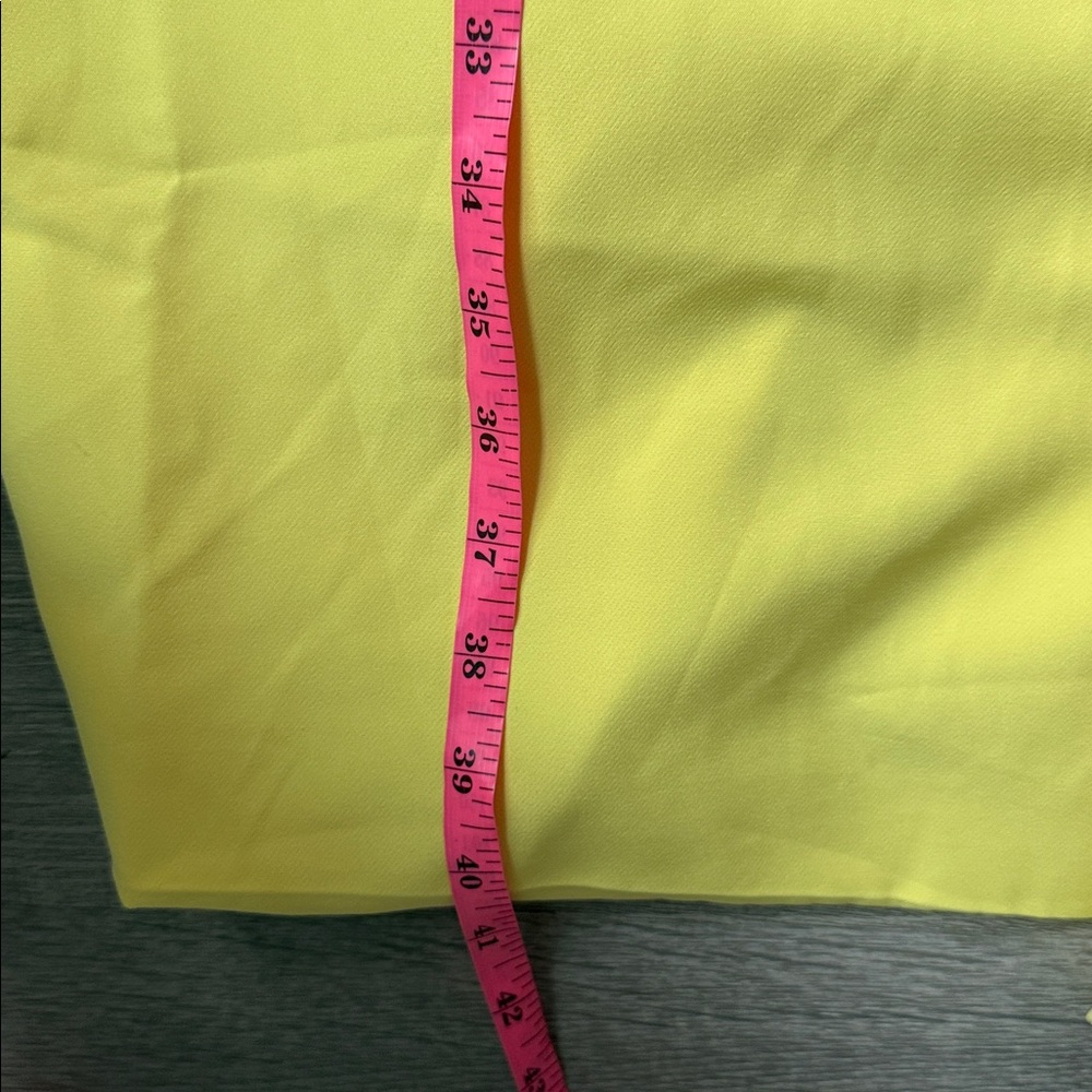 NEW Lavish Alice Yellow Bardot Midi Dress 12 - Picture 11 of 11